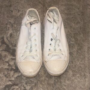 Converse White High-Top Sneakers